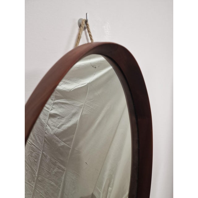 Vintage Scandinavian Mirror in Teak, 1960s For Sale - Image 11 of 15
