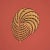 Art Deco Schumacher Royal Plume Wallpaper In Russet For Sale - Image 3 of 4