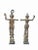 Life-Sized Burmese Wooden Teak Nat Statue Spirit Guardians Pair, Early 20th Century For Sale - Image 16 of 17