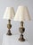 Metal Vintage Brass Urn Table Lamps Pair For Sale - Image 7 of 12