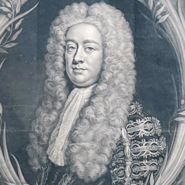 A stately 19th-century restrike (later impression) of portrait of Philip Yorke, 1st Earl of Hardwicke (1690–1764), one of...