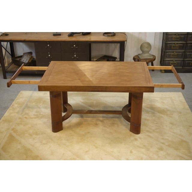 Walnut Dining Table, 1940s For Sale - Image 12 of 14