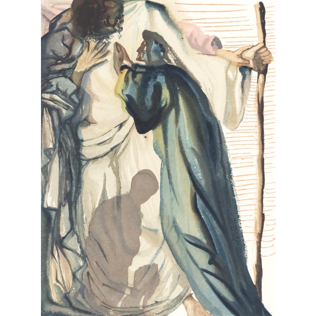 Original engraving from Salvador Dalí’s "The Divine Comedy" published by Editions d’Art Les Heures Claires, Paris, in...