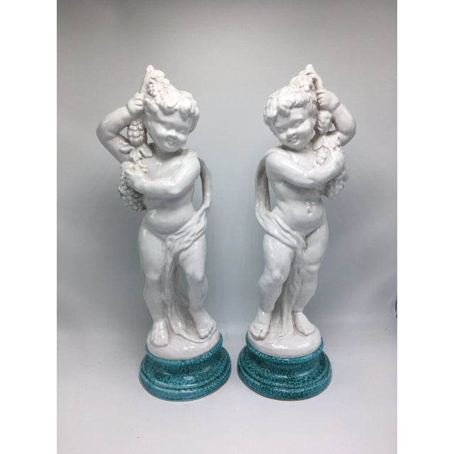 1970s Italian Cherubs on Stand - a Pair For Sale In Charleston - Image 6 of 8