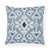 Textile Contemporary Schumacher Crusoe Ikat Sky Two-Sided Cotton Pillow - 20ʺW × 20"H For Sale - Image 7 of 7