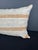 Turkish Hemp Pillow Cushion Natural Beige Rust Pillow Cushion Cover 16" x 24" For Sale - Image 4 of 4