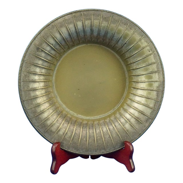 Vintage Silver-Plated Brass Bon Bon Bowl by Josef Hoffmann, 1920s For Sale