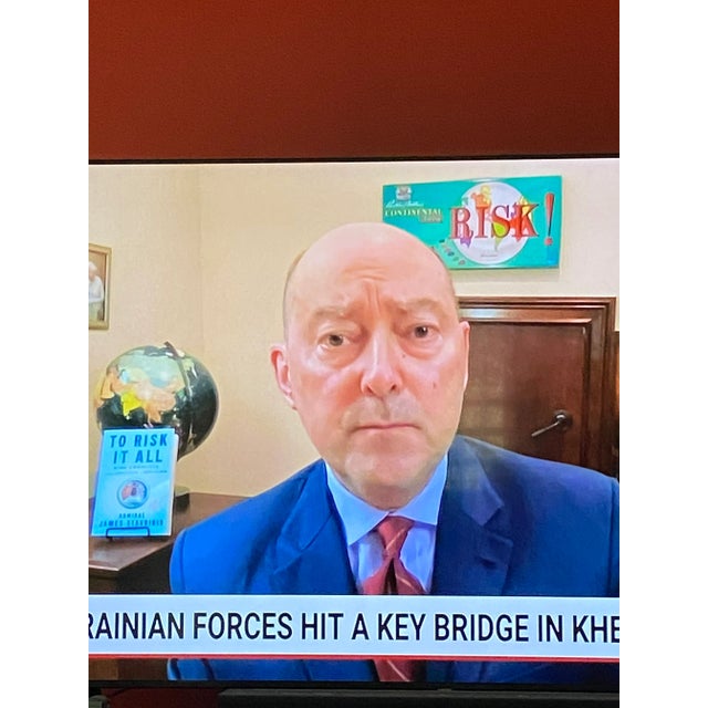 Vintage board games are amazing wall decor! Get the look started by Admiral James Stavridis in his office! The game has...