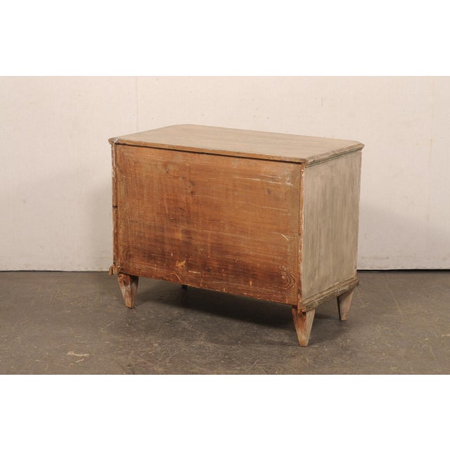 Sand Mid 19th Century Swedish Provincial Gustavian 2-Drawer Chest For Sale - Image 8 of 13
