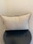 This elegant lumbar pillow features a rich, deep navy blue velvet fabric that offers both a luxurious feel and a...