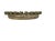 1920s Hand Hammered Brass Ring Tray Dish With Faux Tortoise Interior For Sale - Image 4 of 4