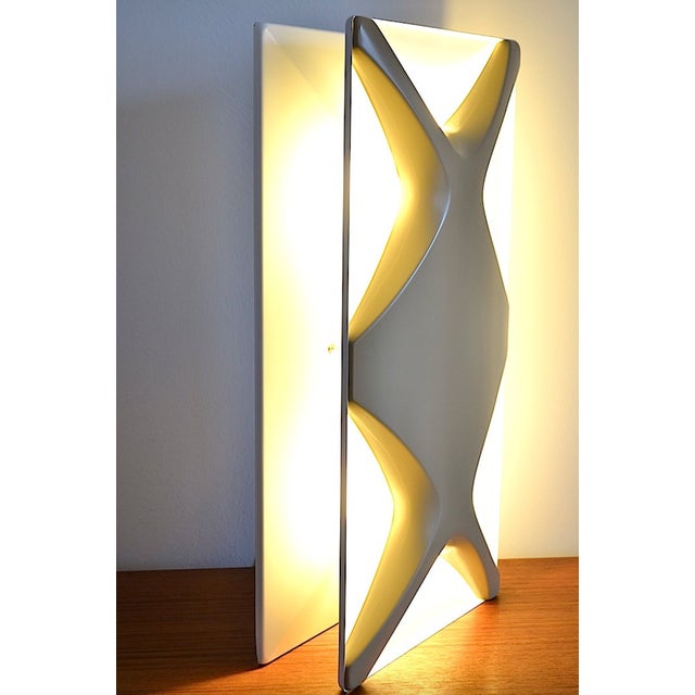 Beige Oyster Wall Lamp by Klaus Link for Heinz Neuhaus, 1960s For Sale - Image 8 of 9