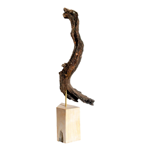 Wabisabi Organic Modern Wood Sculpture