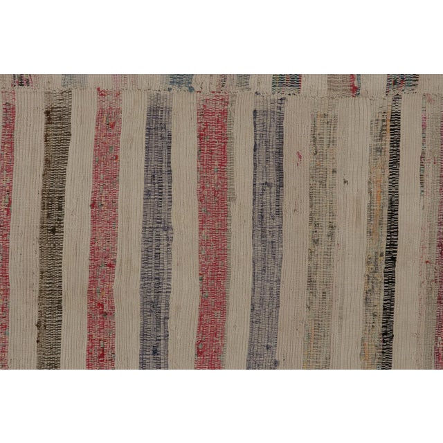 Textile Rug & Kilim’s Patchwork Kilim in Polychromatic Stripes For Sale - Image 7 of 7