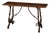 Rustic Italian Walnut Console Table For Sale