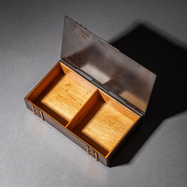 Metal Copper Jewelry Box by Lignifer, Hungary, 1970s For Sale - Image 7 of 11