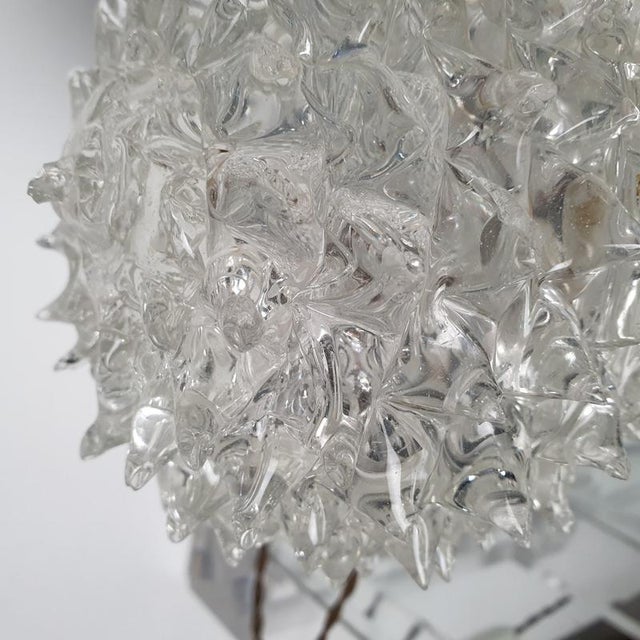 Rostrato Murano Glass Table Lamps from Barovier & Toso, Italy, 1940s, Set of 2 For Sale - Image 4 of 11