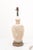 Pair of 1960s Italian Cream Bristolia Ceramic Relief Table Lamps For Sale - Image 9 of 11