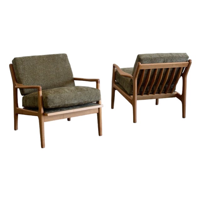 Made to Order Sculptural Loungers -Pair - Alder For Sale