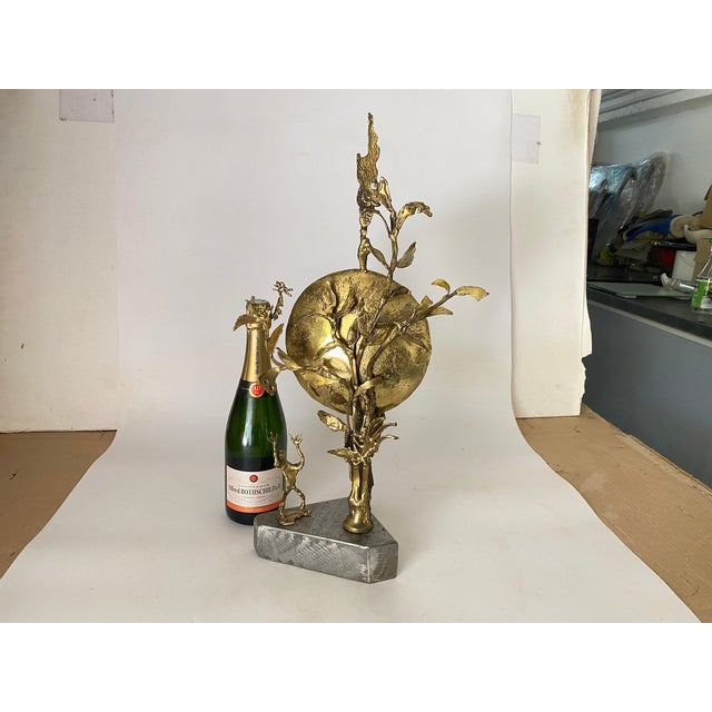 Brass Sculpture in Brass and Aluminium by Tossello, 1999 For Sale - Image 9 of 15