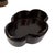 Antique Chinese Begonia-Shaped Black Lacquer Trinket Box With Hardstone Inlay, Circa 1920s For Sale - Image 4 of 6