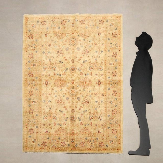 Herati wool rug, fine knot, hand-made. This piece is attributed to the mentioned designer/maker. It has no attribution...