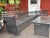 For your consideration, a beautiful glider by Russell Woodard iron with vinyl strap seating and curved iron mesh, arms...