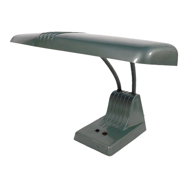 Industrial Dazor Desk Lamp (Model 1001) For Sale