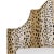 Spritely Home Full Halsted Bed in Linen Leopard Caramel Oga For Sale - Image 4 of 6