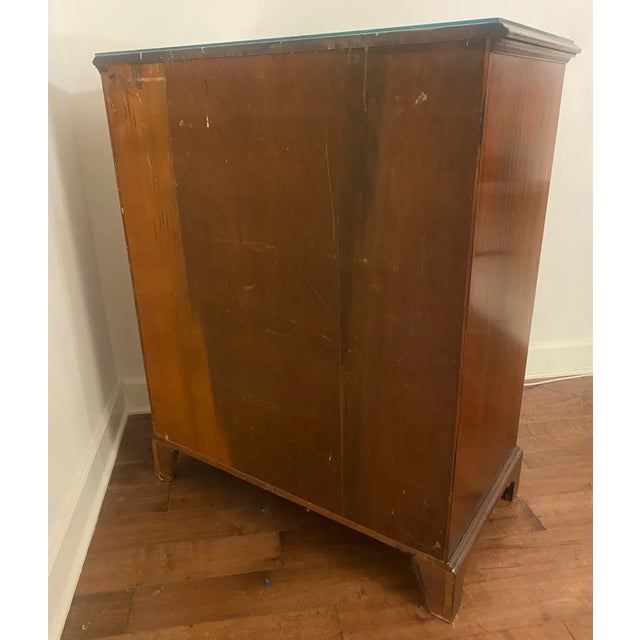 1930s Chippendale Mahogany Tall Chest — W. & J. Sloane Master Craftsmen For Sale - Image 11 of 11