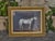 Antique English Oil Painting of a White Horse in Giltwood Frame, circa 1884 For Sale In Atlanta - Image 6 of 12
