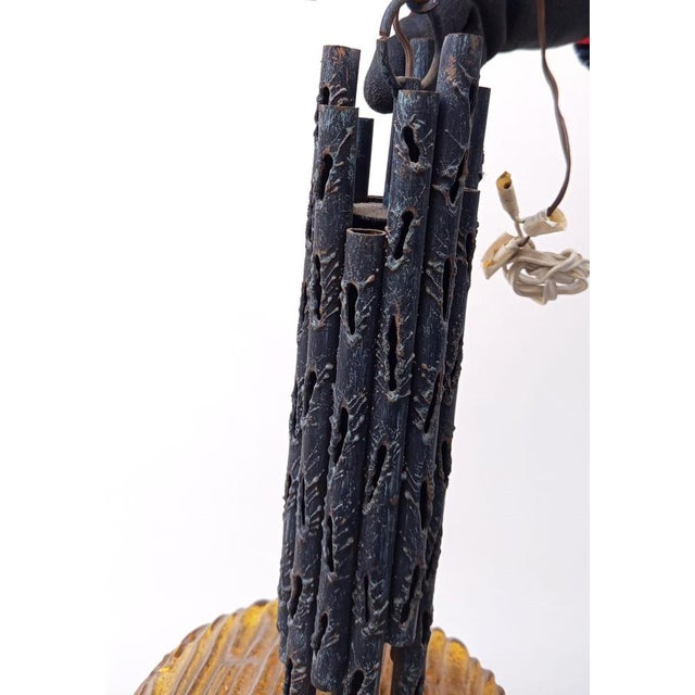 1960s Brutalist Pendant Lamp attributed to Marcello Fantoni, 1960s For Sale - Image 5 of 13