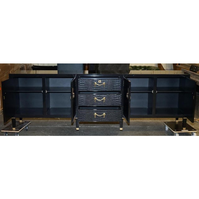 Brook Street Chest of Drawers Sideboard in Alligator Leather from Ralph Lauren For Sale - Image 15 of 18