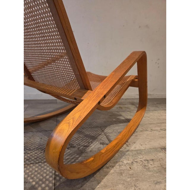 Vintage Dondolo Rocking Chair by Luigi Crassevig, Italy, 1970s For Sale - Image 3 of 10