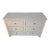 Vintage Coastal White Wicker Six Drawer Dresser For Sale