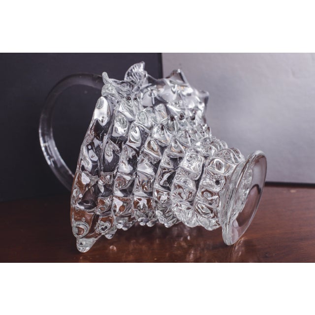 Ercole Barovier Rostrato Murano Italian Glass Basket Centerpiece Vase, 1940s For Sale - Image 6 of 13