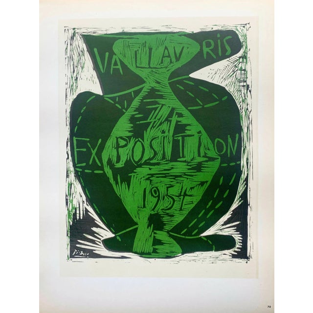 Title: Exposition Vallaris 1954 Artist: Pablo Picasso Country: Spain Medium: Lithograph – 70 Paper size: 12.50 X 9.50 inch...