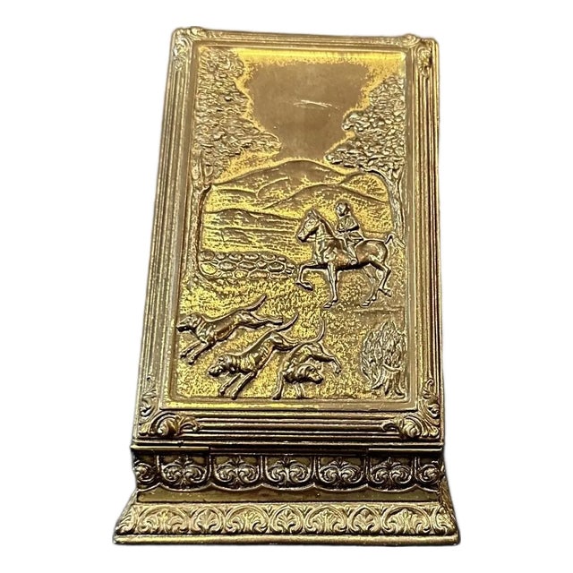 Early 20th Century American Equestrian Style Inkwell For Sale