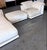 Montauk "Jill" Modular Sofa in Cream Off-White Velvet For Sale - Image 4 of 17