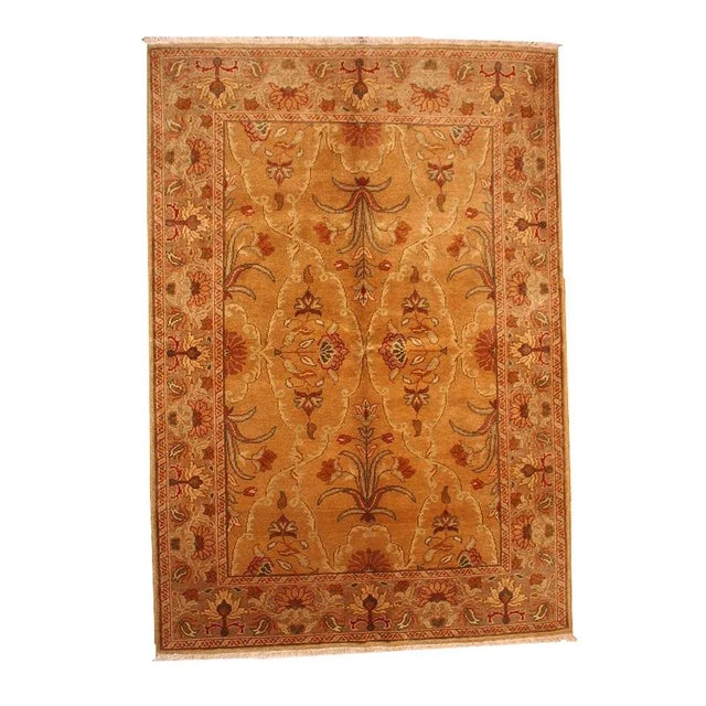 Textile 1980s Handmade Vintage Turkish Sivas Rug 4' X 6' For Sale - Image 7 of 7