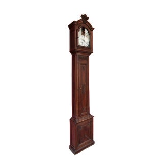 Antique Grandfather Clock in Oak, 1700s For Sale
