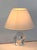 1970s 1970s Small Daum Nancy Boudoir Lamp With Linen Shade For Sale - Image 5 of 10