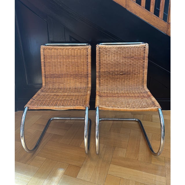 MR10 Rattan Cantilever Chairs, Set of 2 For Sale - Image 13 of 13
