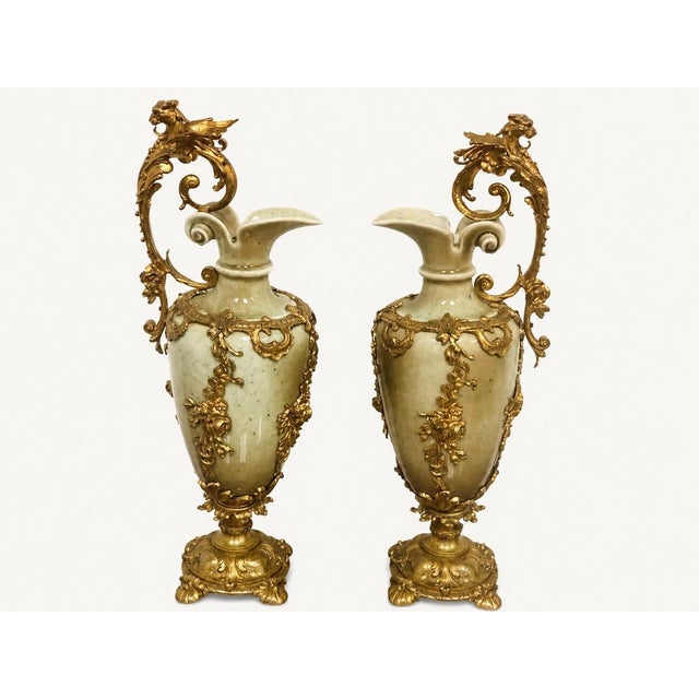 Napoleon III Vases, Set of 2 For Sale - Image 11 of 11