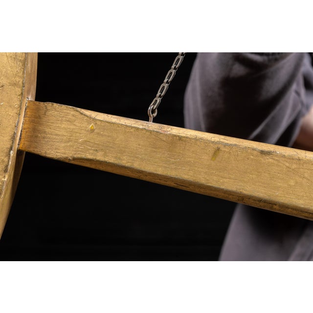 American Antique Hammer Dry Plate Figural Wooden Advertising Sign For Sale - Image 3 of 8