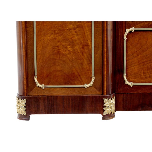 19th Century French Empire Style Mahogany Cabinet, 1890 For Sale - Image 4 of 10