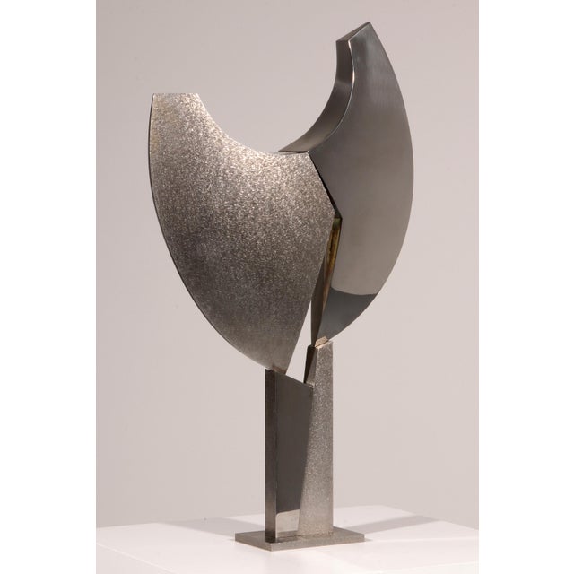 Børge Jørgensen, Sculpture, Made of Polished Steel, 1984, 1/1 For Sale - Image 3 of 13