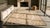 Textile 1930s Tan Ecru Floral Folk Art Antique American Hooked Rug 5' 9" X 8' 9" Hand Knotted Wool Carpet For Sale - Image 7 of 7