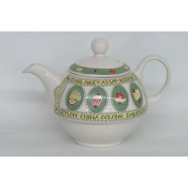 Arthur Woodnd Son Staffordshire England Desserts Cakes Pastries Teapotb For Sale - Image 10 of 11