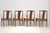 Chairs in Pau Ferro Veneer by Henning Sorensen for Danex, 1960s, Set of 4 For Sale - Image 3 of 11
